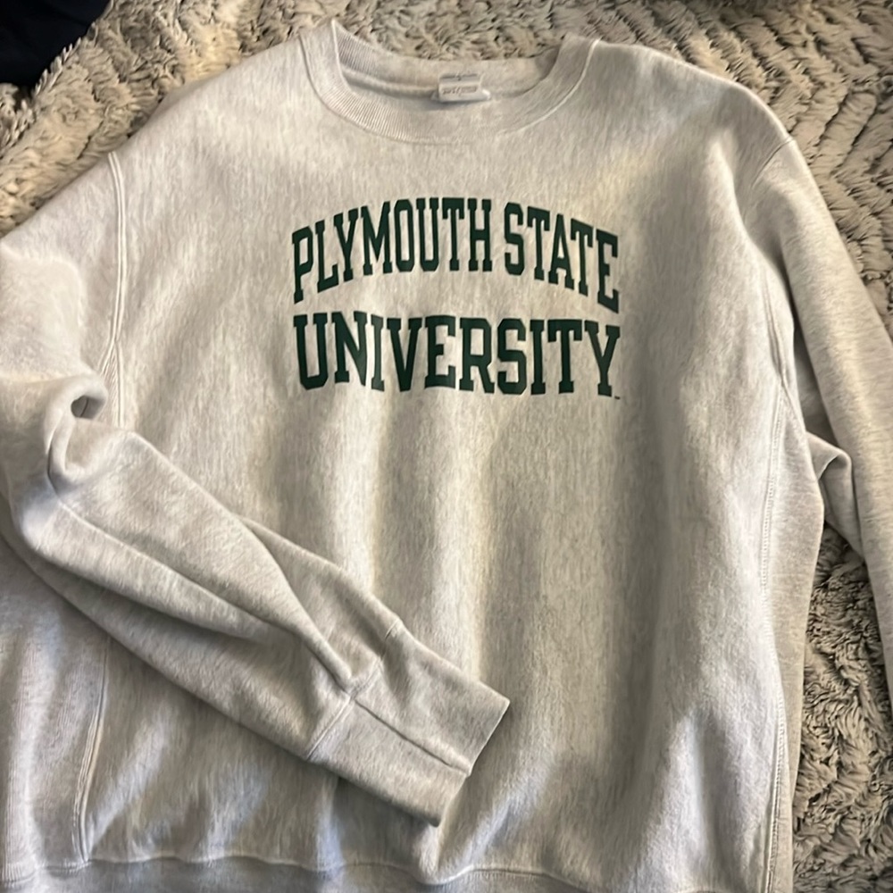 Plymouth state university sweatshirt, large, champian, very comfy, like-new